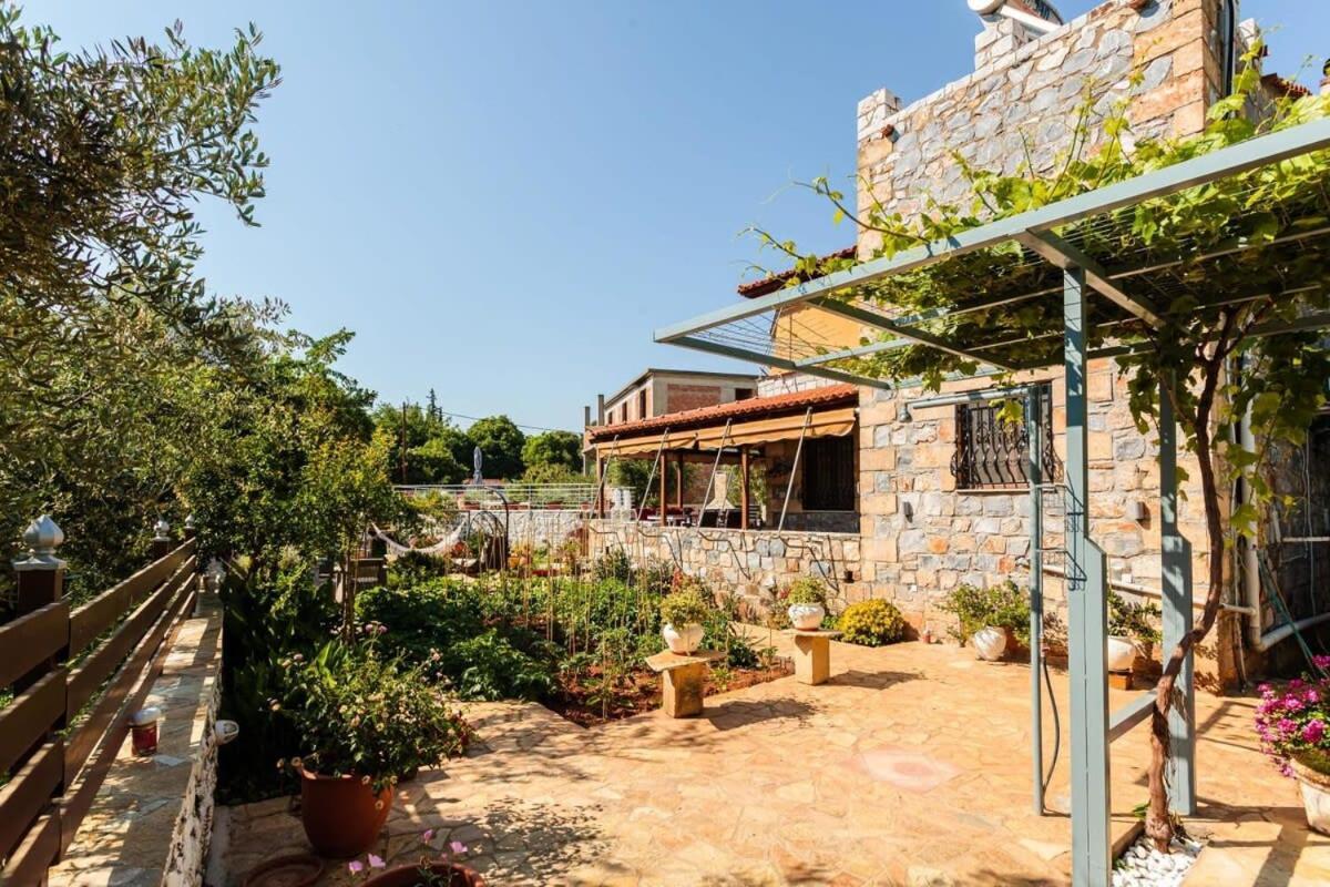 Mani'S Garden Paradise - Elia Secluded Retreat Stoúpa Eksteriør billede